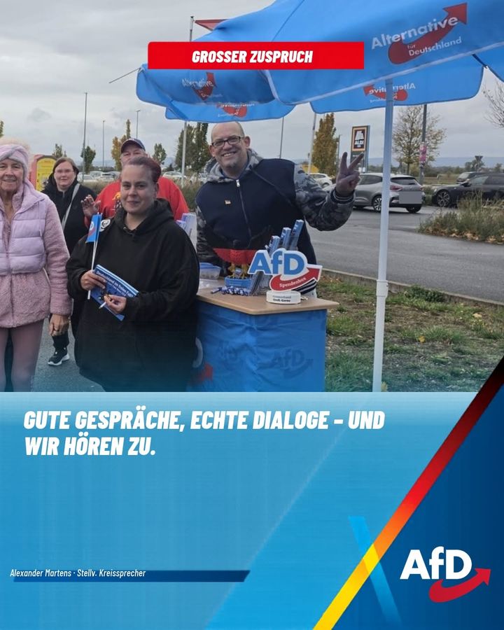 Infostand Trebur: großer Zuspruch